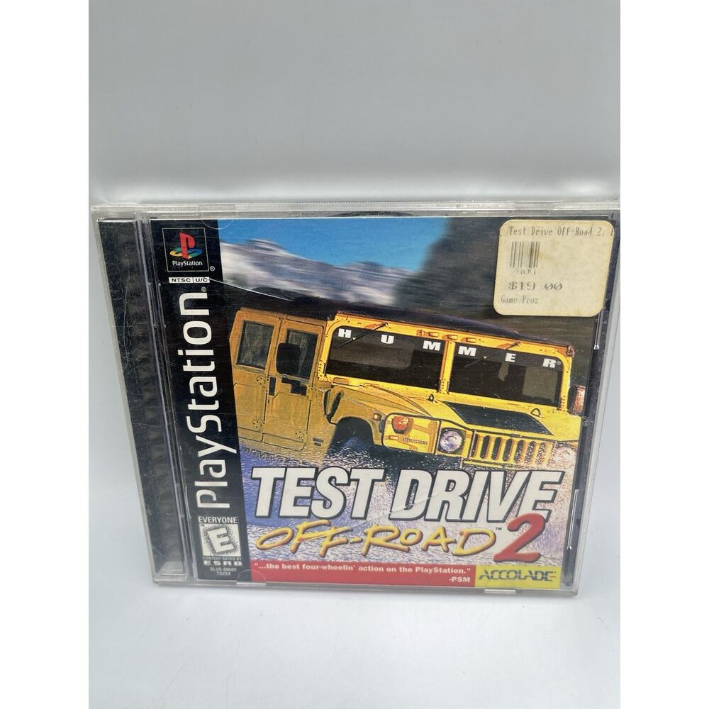 Test Drive Off-Road 2 (Sony PlayStation 1, CIB) 1998